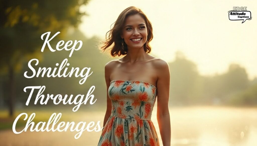 keep-smiling-through-challenges-captions