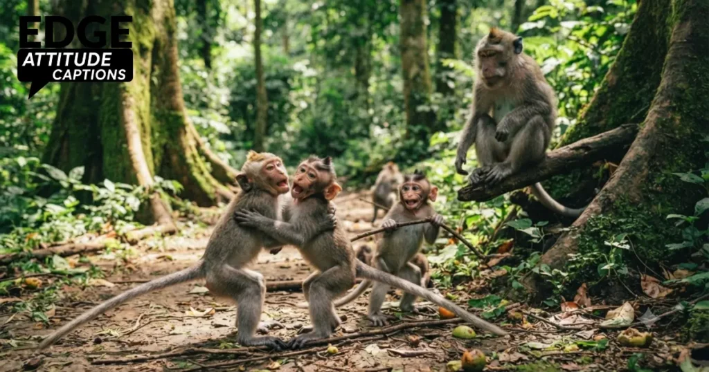 baby monkey captions photo