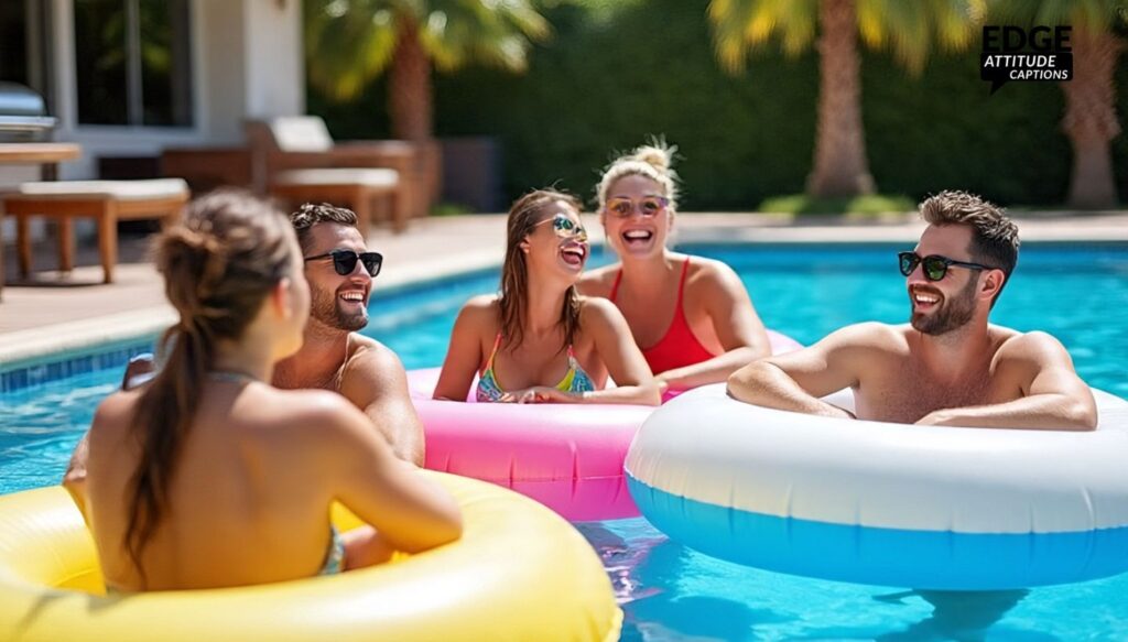 best-pool-party-captions