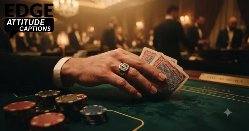 casino glam night captions photo