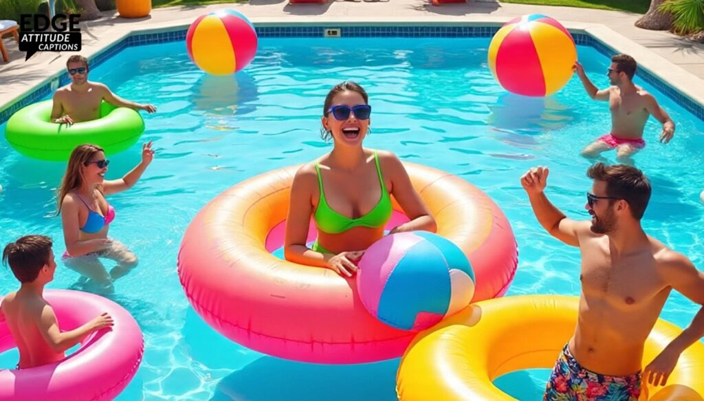 clever-pool-party-captions-for-instagram