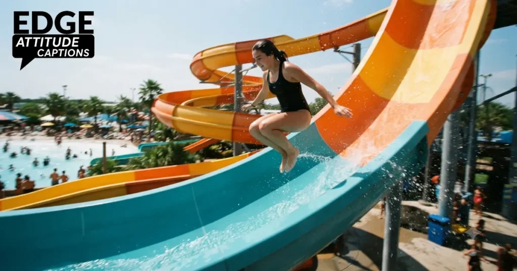 family water park captions photo
