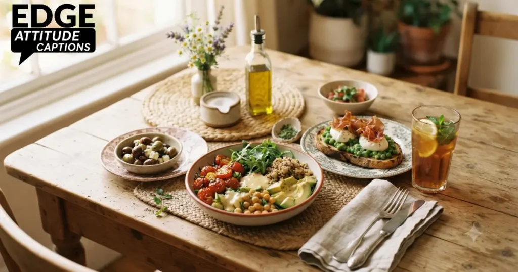 foodie lunch captions photo