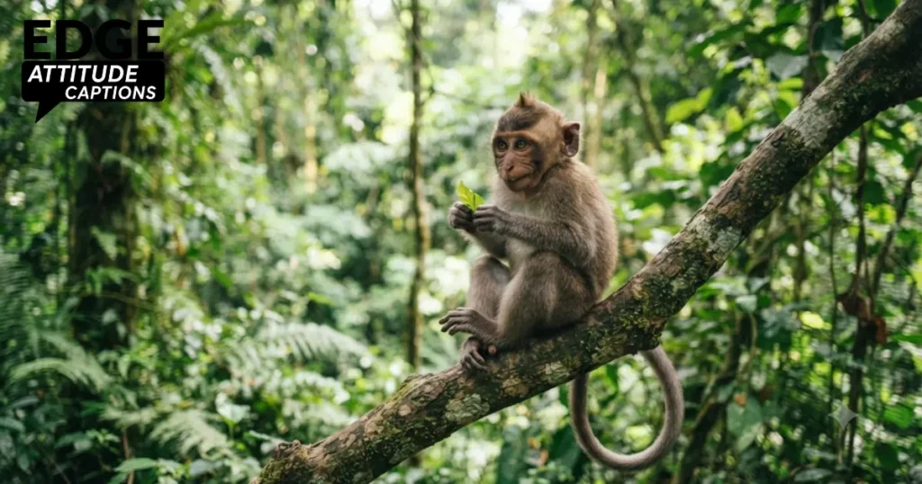 funny monkey captions photo