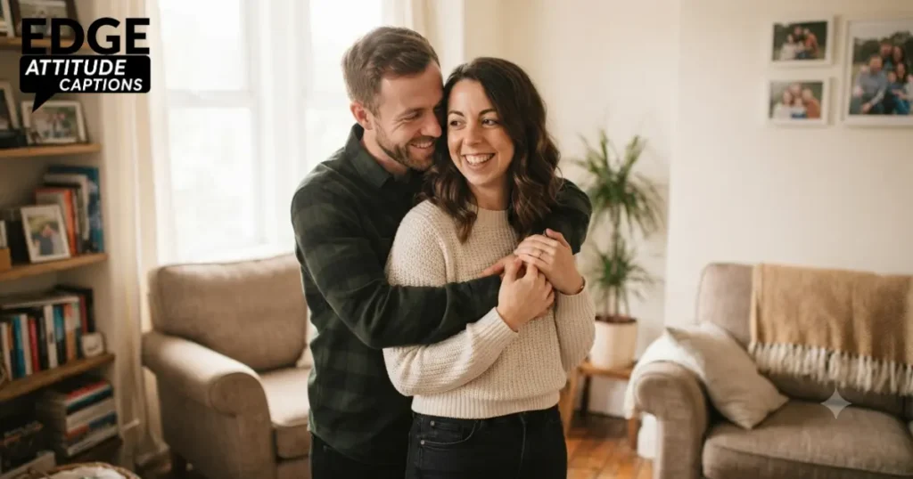 sweet love captions for wife photo