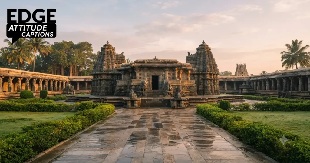 temple stillness captions photo