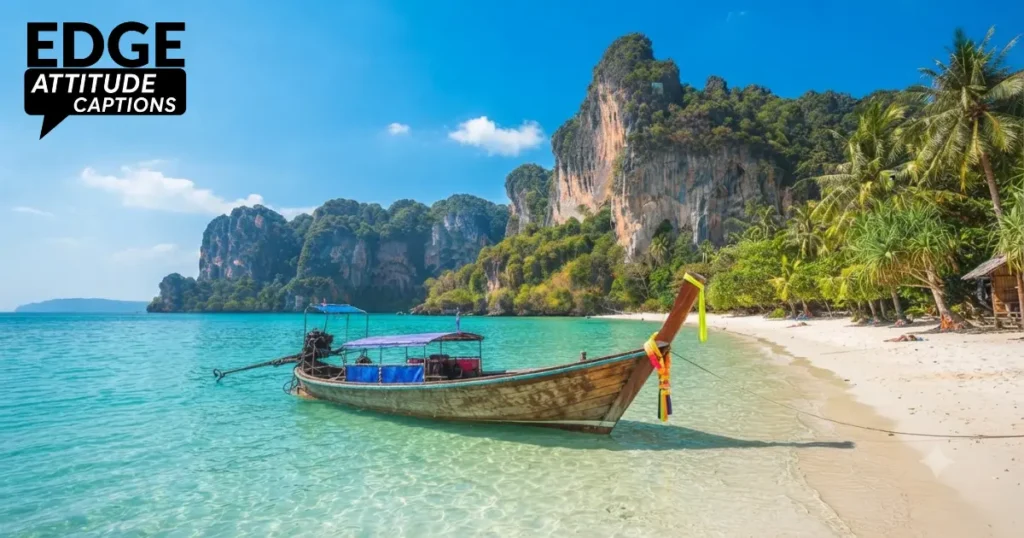 thailand beach captions photo