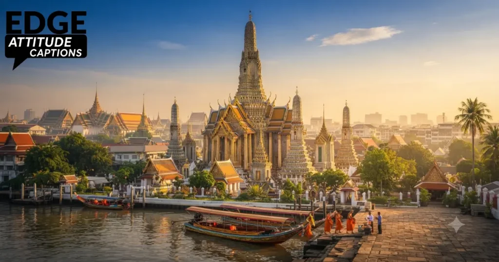 thailand temple captions photo