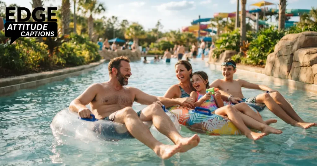 water park pool captions photo