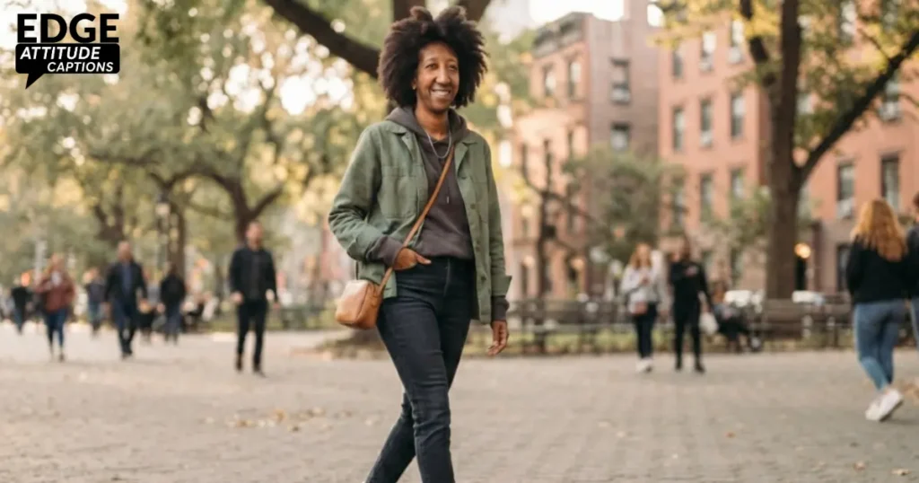 confident mom style captions photo