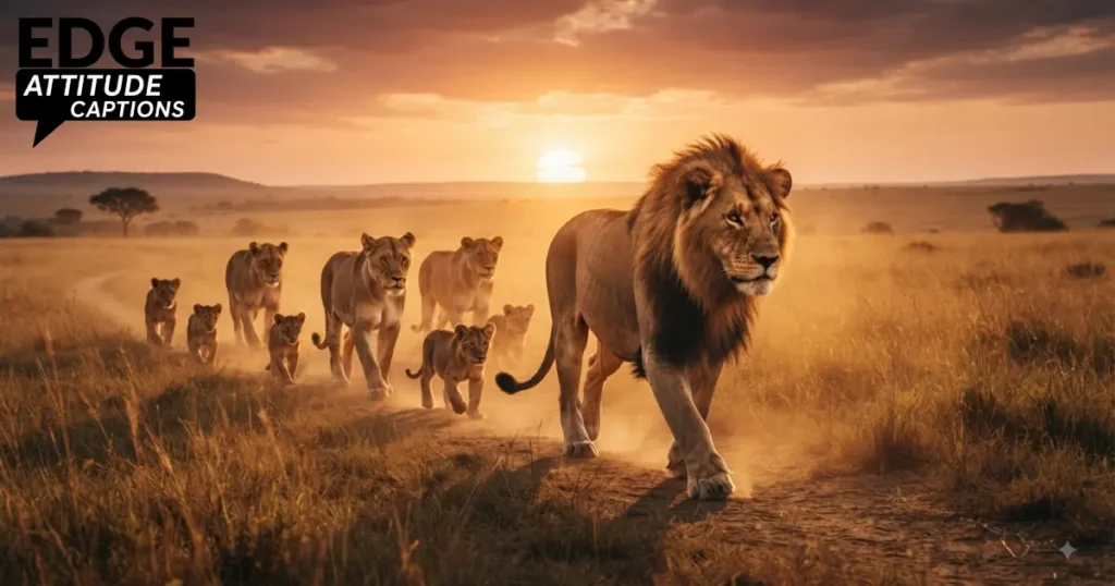 lion quiet strength captions photo