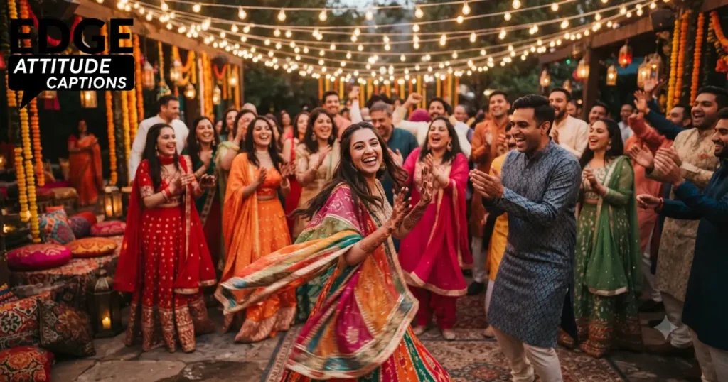 mehndi dance captions photo