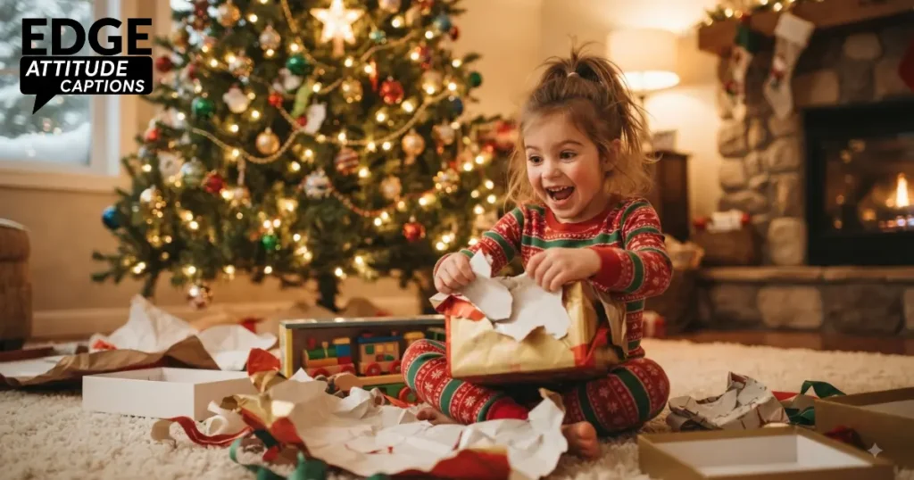christmas captions for kids photo