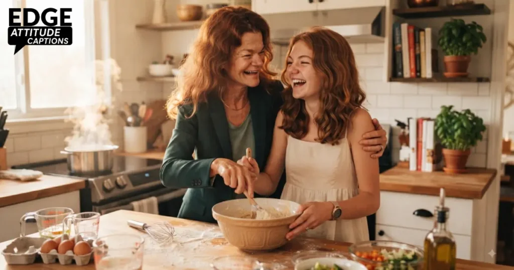 mother daughter everyday captions photo