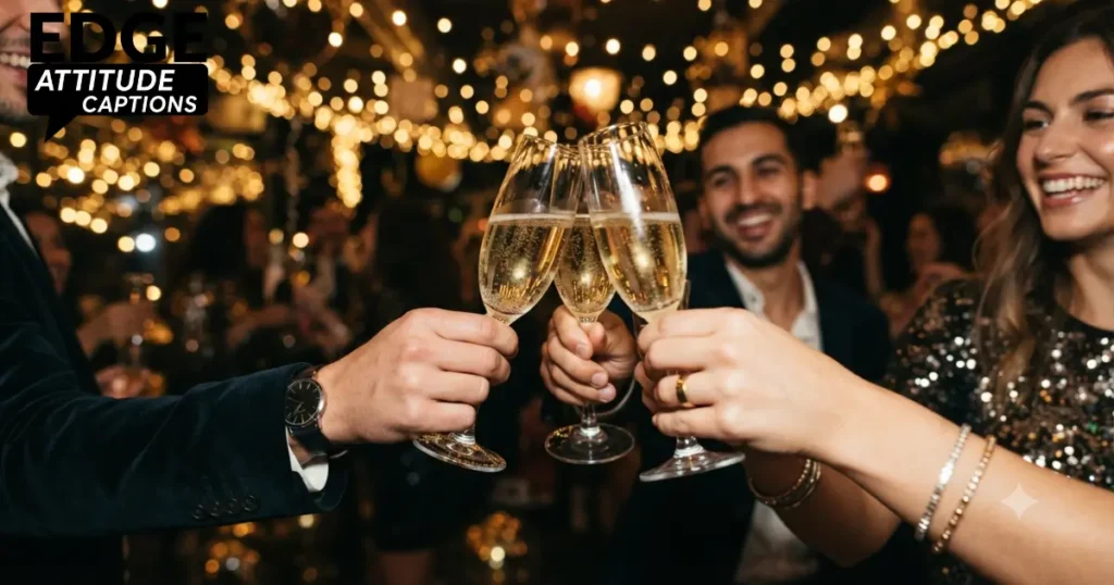 short new year captions photo