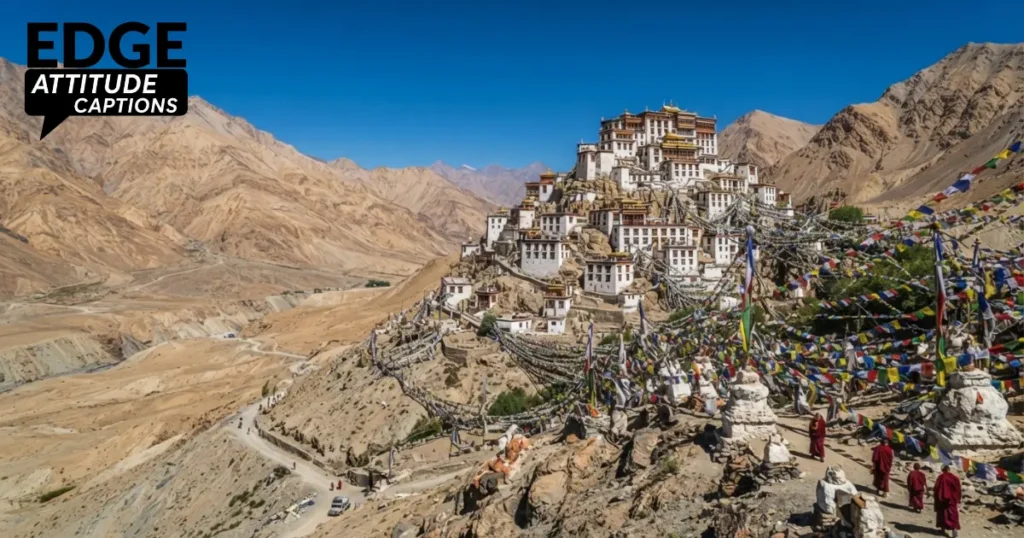 ladakh monastery captions photo