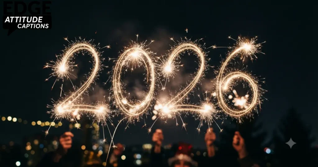short new year 2026 captions photo