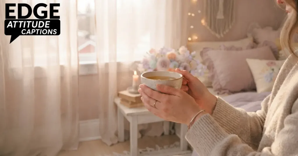 soft aesthetic gentle moments captions photo