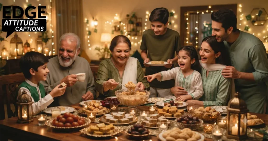 Eid captions for family photo