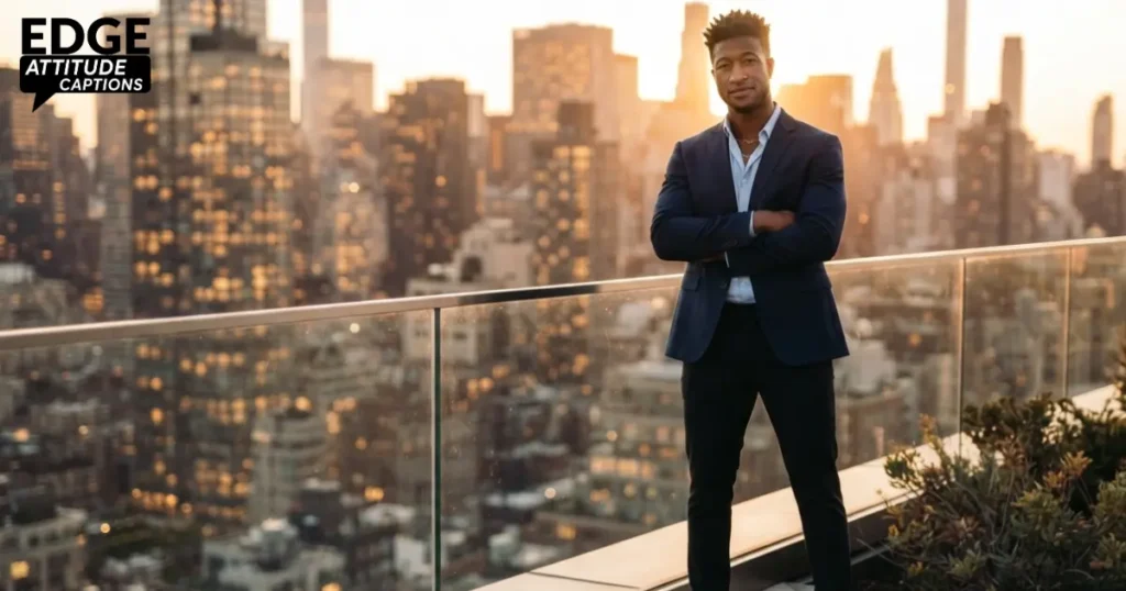 confident success captions for guys photo
