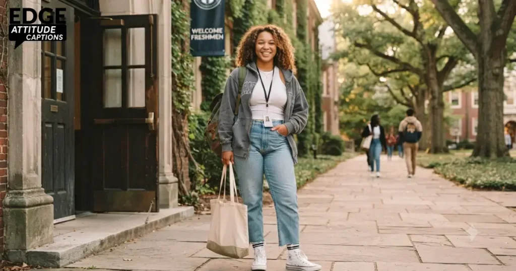 back to school outfit captions photo