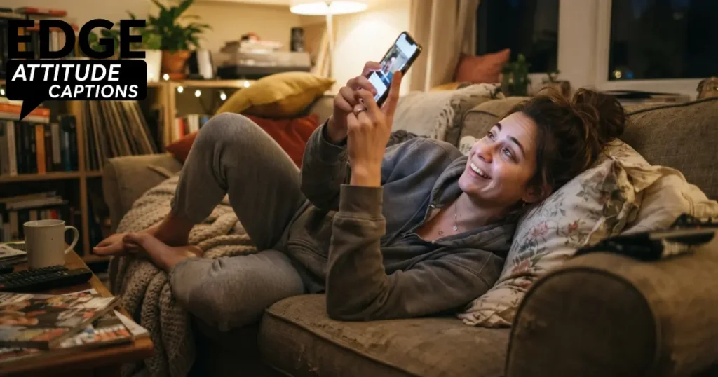 chronically online touching grass captions photo
