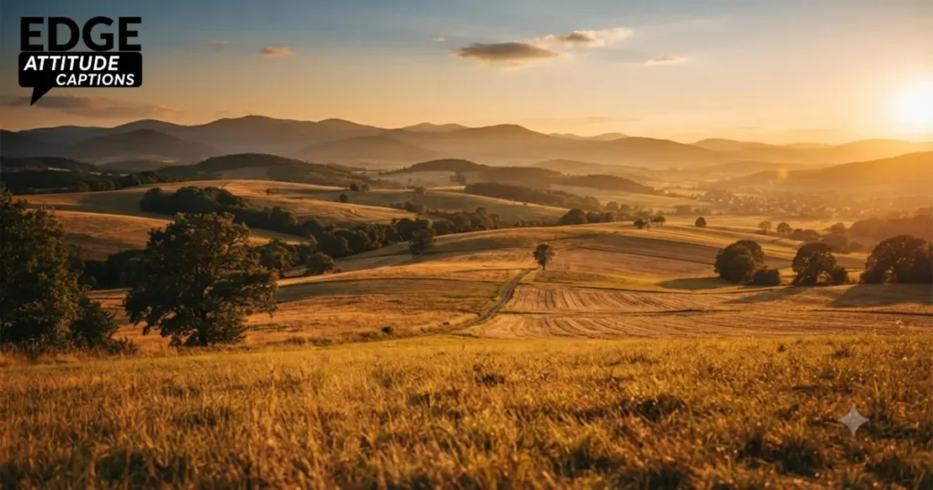 golden hour portrait captions photo