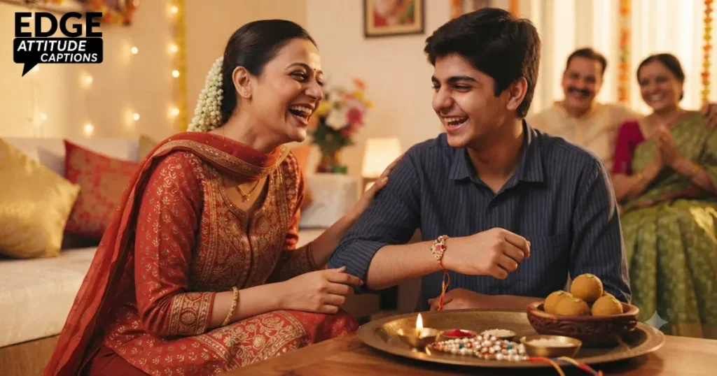 raksha bandhan captions for sister photo