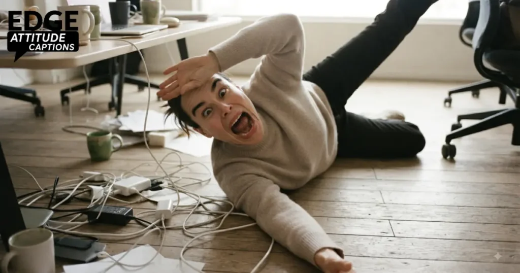 unserious bad day captions photo